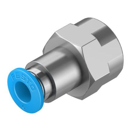 Festo Push-In Fitting QSF-1/4-6-B QSF-1/4-6-B